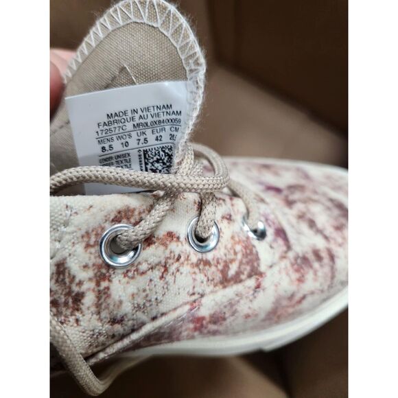 Converse x John Elliot Skid Grip OX Shoes 172577C White Brown Tan Size 10 W main image 9